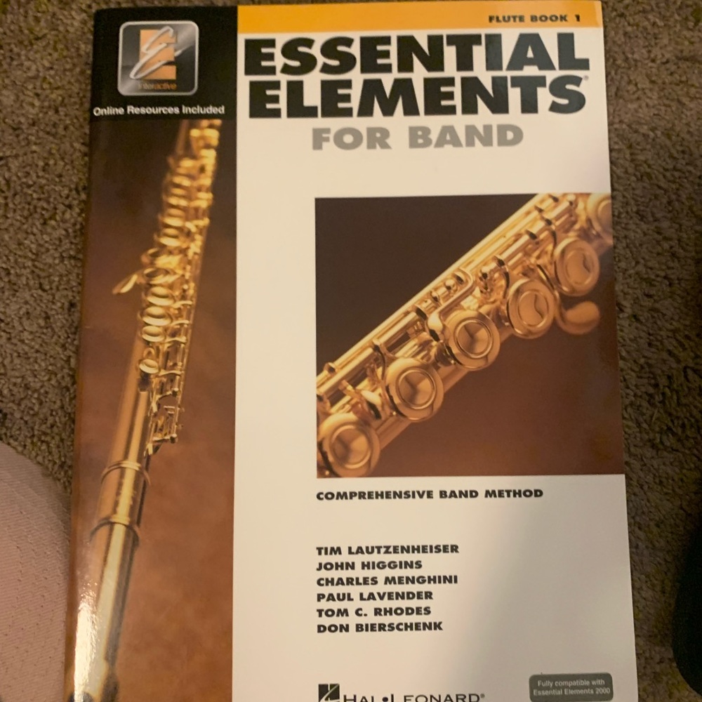 NWOT band book for flute